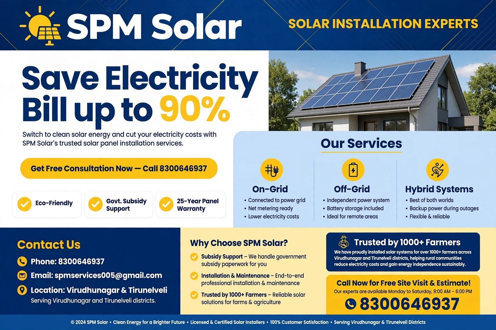 Offer from SPM solar service