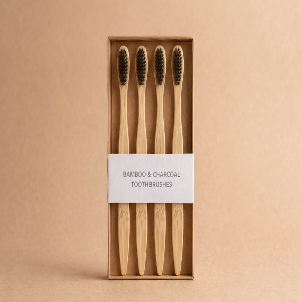 Bamboo Tooth Brush ( For Kids Pack of 4  )