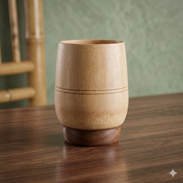 Bamboo cup ( 5 inch )